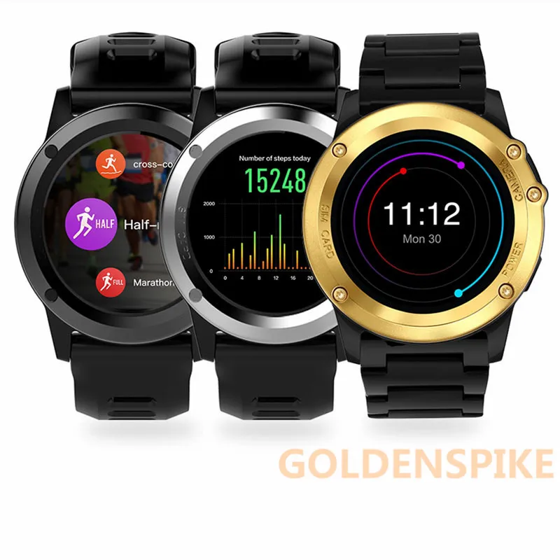 Новый H1 GPS Wi Fi 3 г Смарт часы MTK6572 IP68 Водонепроницаемый Камера 500 Вт 1.39 дюйма 400*400
