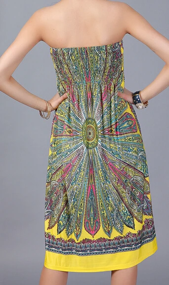 Летнее платье женская одежда обернутое в грудь талия из молочного шелка с