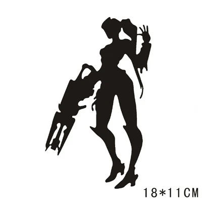 Style 3 Дизайн OW Overwatch серия креативная авто наклейка мультфильм стикер для ручки автомобиля бампер наклейка на тело креативный узор винил - Название цвета: Style 3