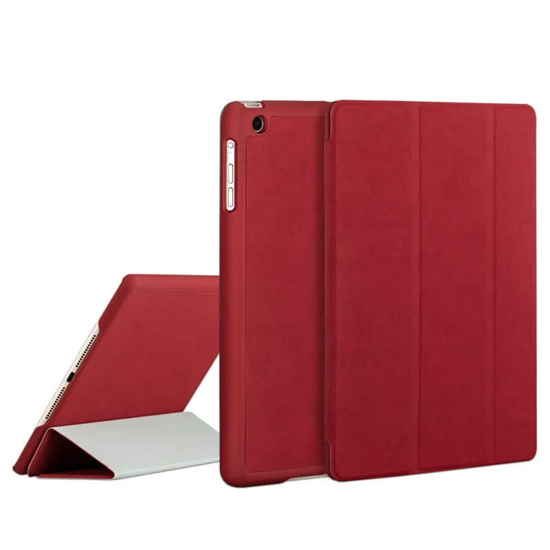 Хит, матовый чехол-книжка из оленьей кожи PU для нового iPad 9,7 дюймов A1822 A1954, Магнитный чехол для смарт-планшета+ пленка+ ручка