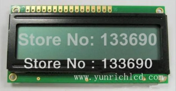 2 шт./лот 16X2 1602 162 ЖК-символьный ЖК-дисплей LCM белая подсветка FSTN серый цвет высокое