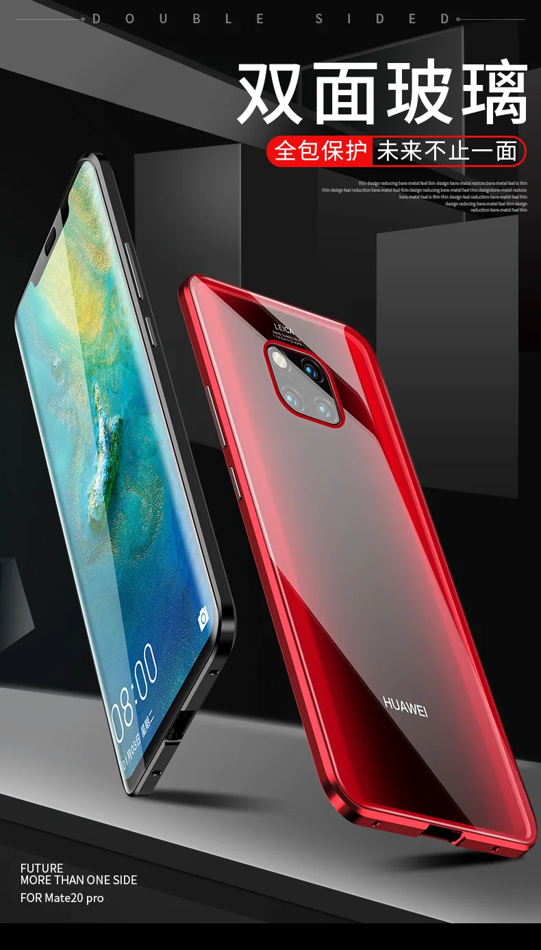 Для huawei P30 Pro Магнитный чехол двухсторонний закаленное стекло чехол для huawei P Smart Z Y9 Honor play 10 lite v10 8X MAX nova 4 3
