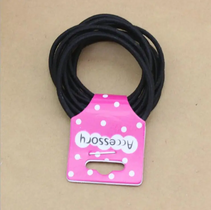 Резинки для волос черные красные синие 10 шт./лот резинки аксессуары держатель