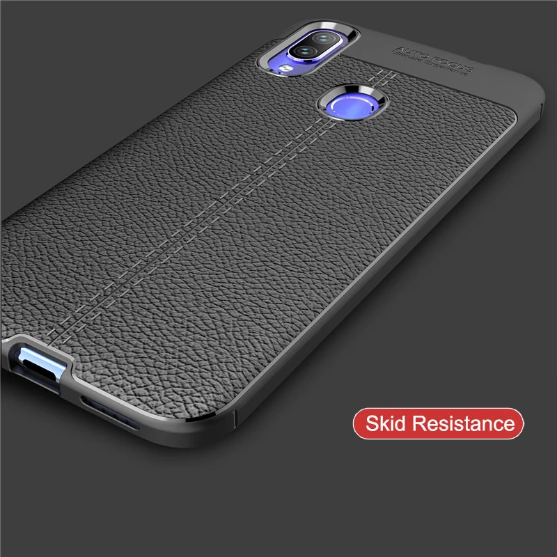 Чехол для Xiaomi Redmi Note 7 Pro силиконовый чехол с рисунком личи защитный мягкий из ТПУ