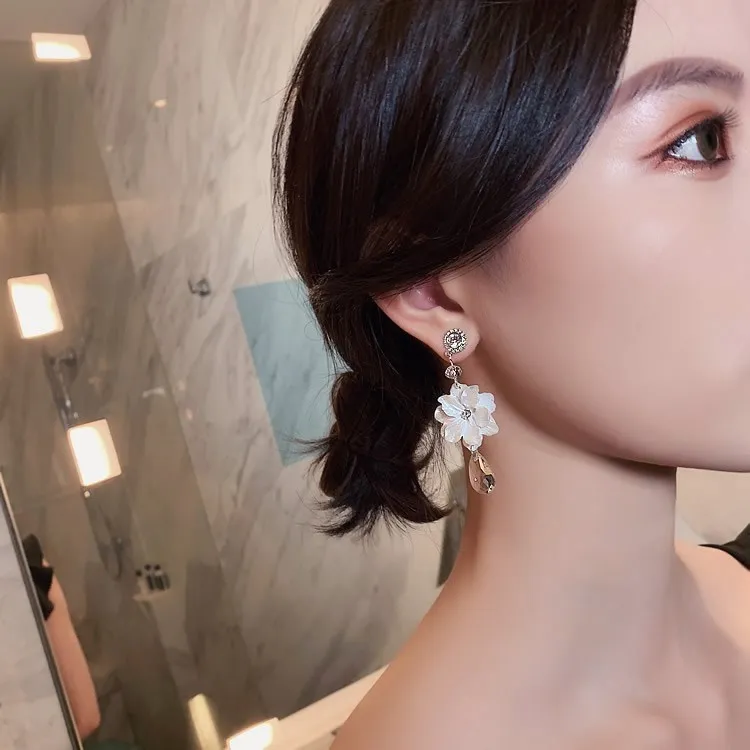 Новинка 2019 маленькие женские серьги подвески в винтажном стиле с прозрачными