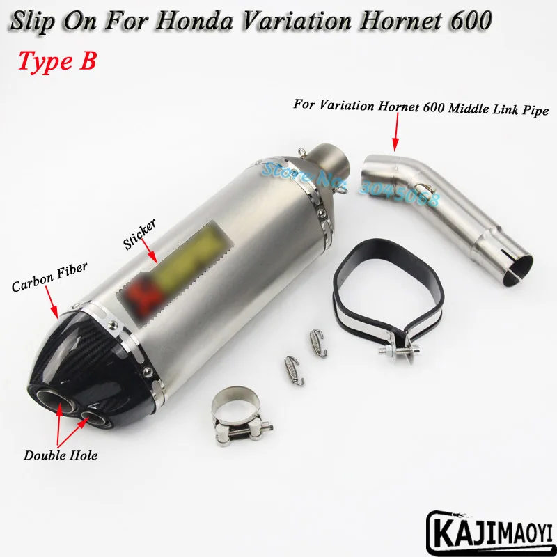 Мотоцикл Полный выхлопных газов Системы без застежек для углеродного волокна Honda