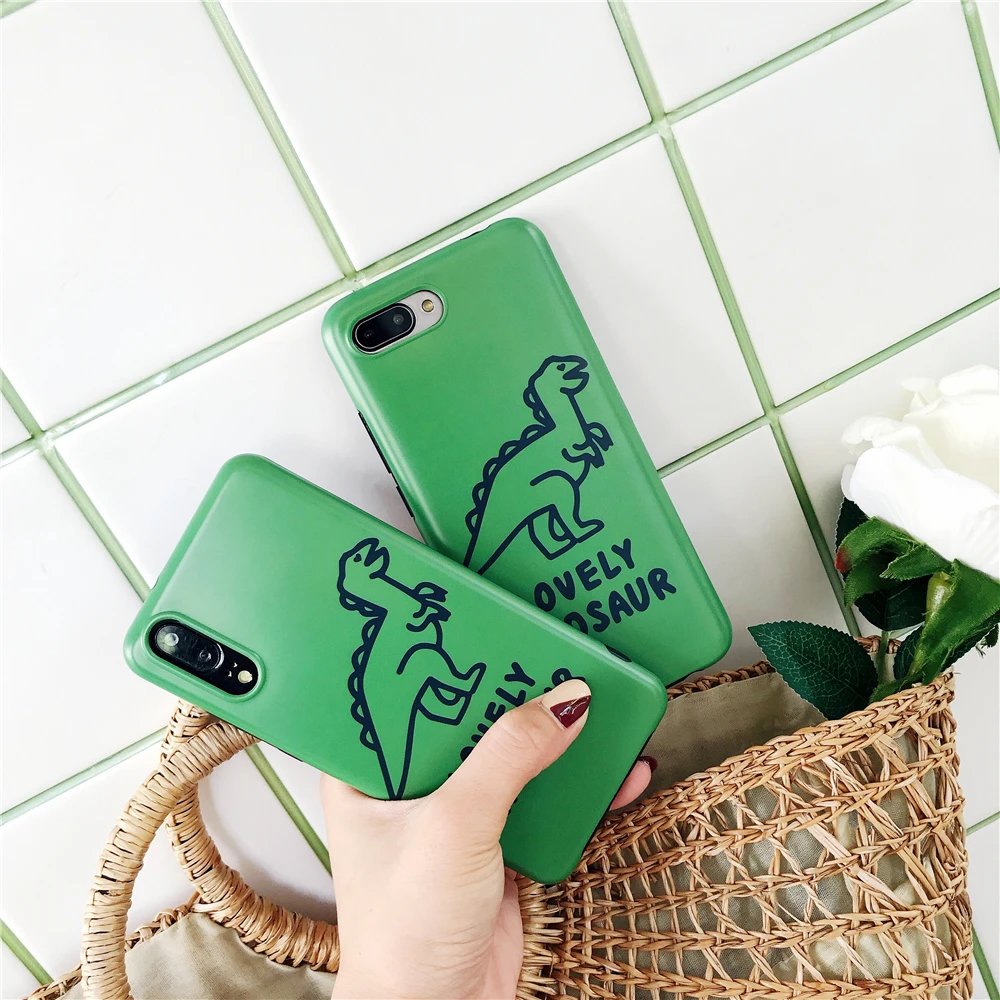 Милые зеленые картины с изображением динозавров чехол для телефона Huawei Mate 10 P20 Pro