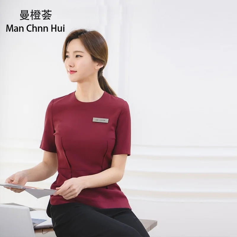 Корейская версия спа медицинский косметический скраб набор для женщин slim fit стоматологическая клиника медицинские srub униформы наборы