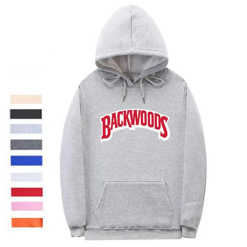 gray XMS135 Толстовки с винтовыми манжетами, уличная одежда, Backwoods, толстовка с капюшоном, Мужская модная Осенняя зимняя Толстовка в стиле хип-хоп, пуловер - Цвет: gray XMS135
