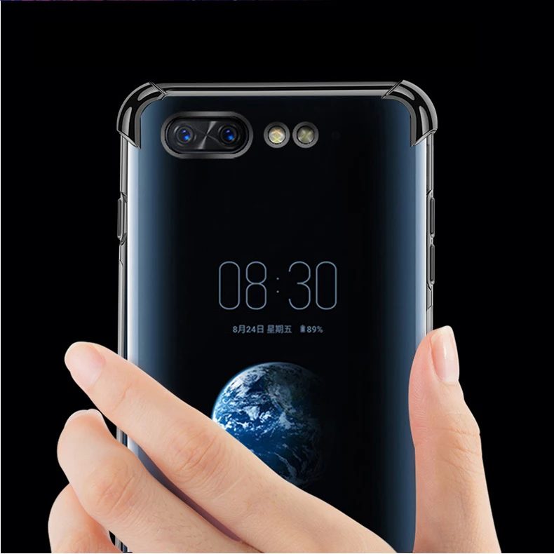 Для zte nubia X Чехол 6,26 ''3D лазерный Elec-покрытие чехол с" воздушной подушкой "для nubia X чехол противоударный прозрачный для zte nubia X Чехол Funda