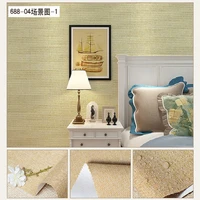linen plain seamless decorative wall stickers home decoration non woven living room background moisture proof wall covering cust
