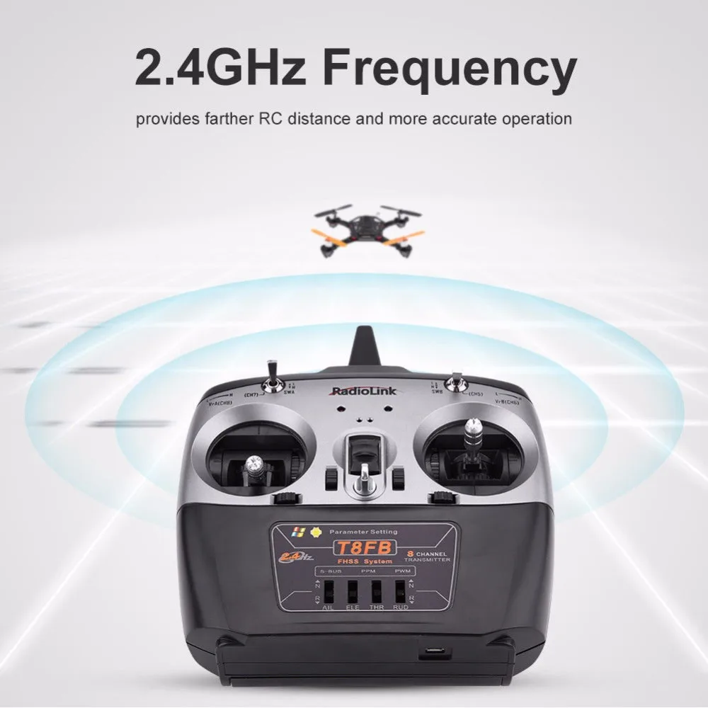 RadioLink T8FB 2,4 GHz 8ch передатчик R8ef приемник дистанционный Rontrol TX& RX для радиоуправляемого вертолета радиоуправляемые дроны летательный аппарат Квадрокоптер