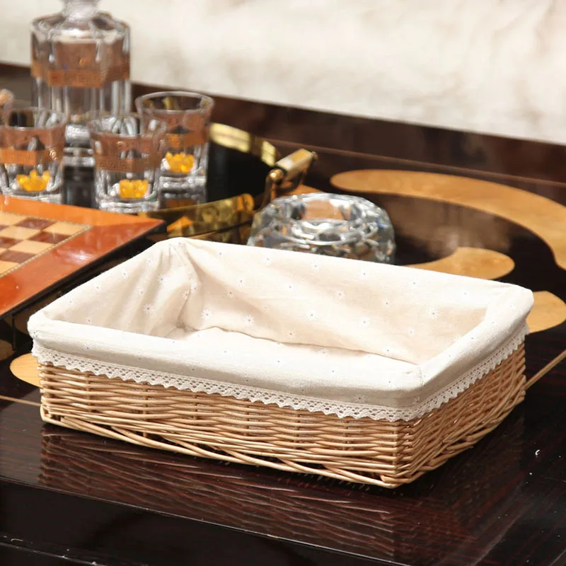 Плетеная корзина для хранения из ротанга фруктов | Дом и сад