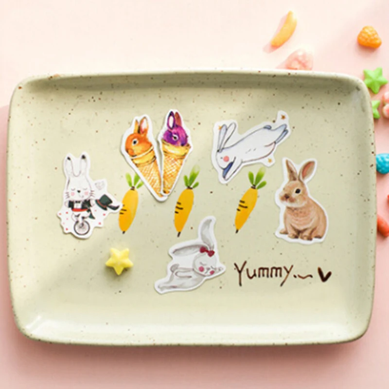 45 шт./кор. Лес Животные блокноты для записей наклейки пакет Post It Kawaii планировщик