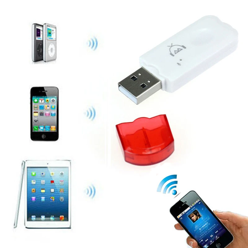 Портативный USB Bluetooth ключ AUX беспроводной 2 1 EDR музыкальный аудио приемник адаптер