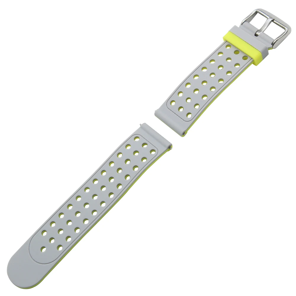 22 мм силиконовый ремешок для часов + инструмент Samsung Gear S3 Classic Frontier двойной цветной