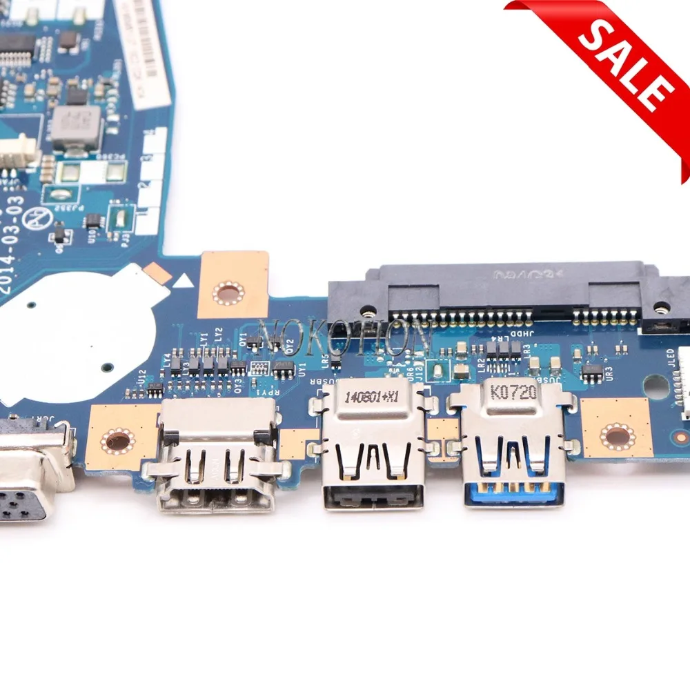 NOKOTION ZBWAA LA-B303P Rev 1,0 K000891450 материнская плата для ноутбука toshiba satellite C55-B5202 C55 Intel материнская плата DDR3 тестирование