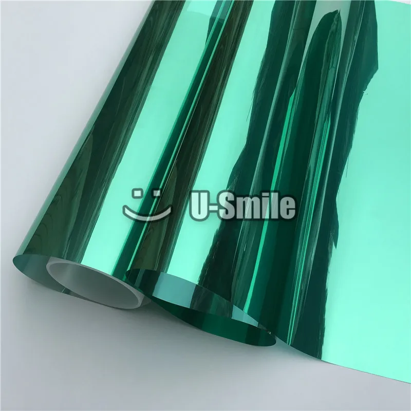 VLT 15% зеленая виниловая Фольга для окна на солнечных батареях дома и офиса Размер: