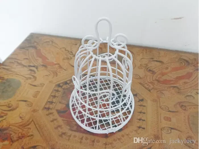

New party Favors White Bell Birdcage Shape Metal Gift Candy Party Favor Box Candy Favor Holders wedding favors for guests