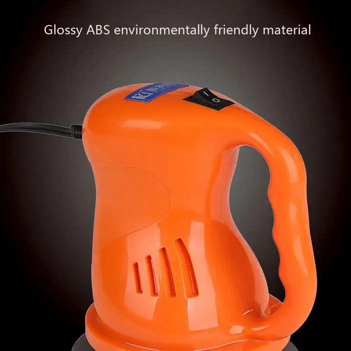 Home Electric Car Self-service Waxing Polishing Glazing Machine Home and polishing the car 12V 40W Black Orange ABS