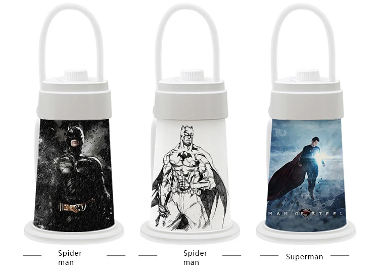 Светодиодный ночник Мстители DC Mavel Heros Железный человек энергосберегающие настольные лампы для гостиной спальни освещение праздничные подарки