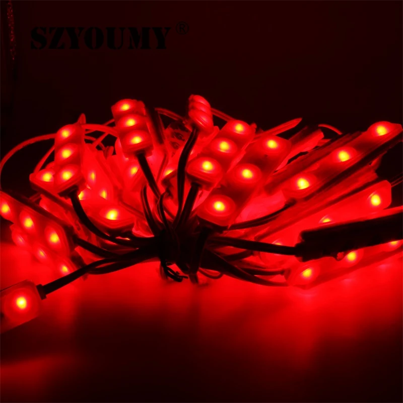 

SZYOUMY 1000PCS Cheap SMD 5730 Ultrasonic Module 5730 3 LEDS Injection IP68 Super LED Store Front Window Waterproof Led Module