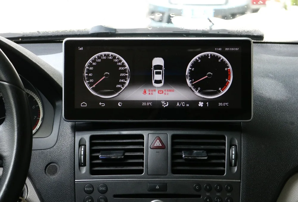 4 ядра или 8 ядер для Benz C Class W204 2008 2010 Android 7 1 Автомобильная стерео аудио dvd плеер