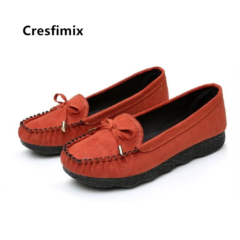 Cresfimix vrouwen platte schoenen/женская модная удобная обувь на плоской подошве светильник