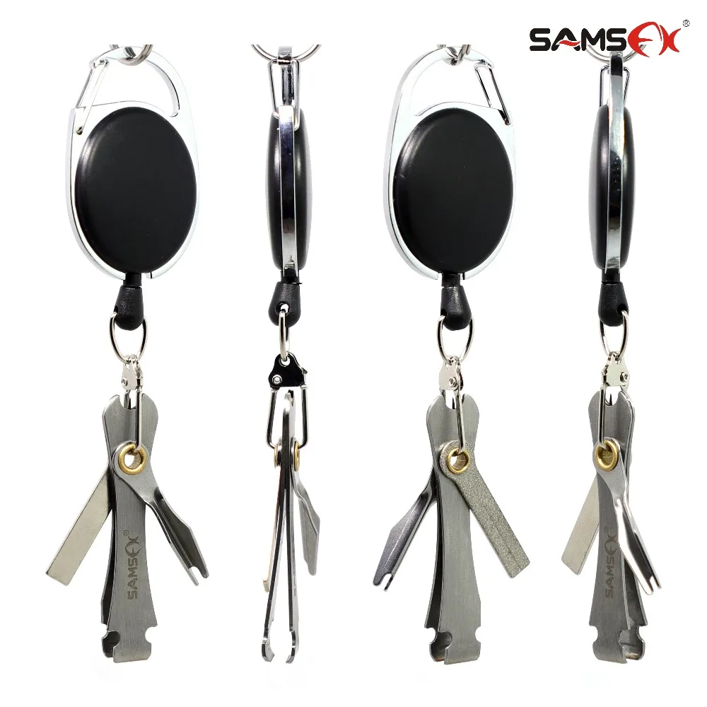 SAMSFX быстрое завязывание узлов инструмент Fly Рыбалка Нипер Fly Line резак Кусачки Ножницы Быстрый галстук ноготка рыболовные снасти инструменты аксессуары