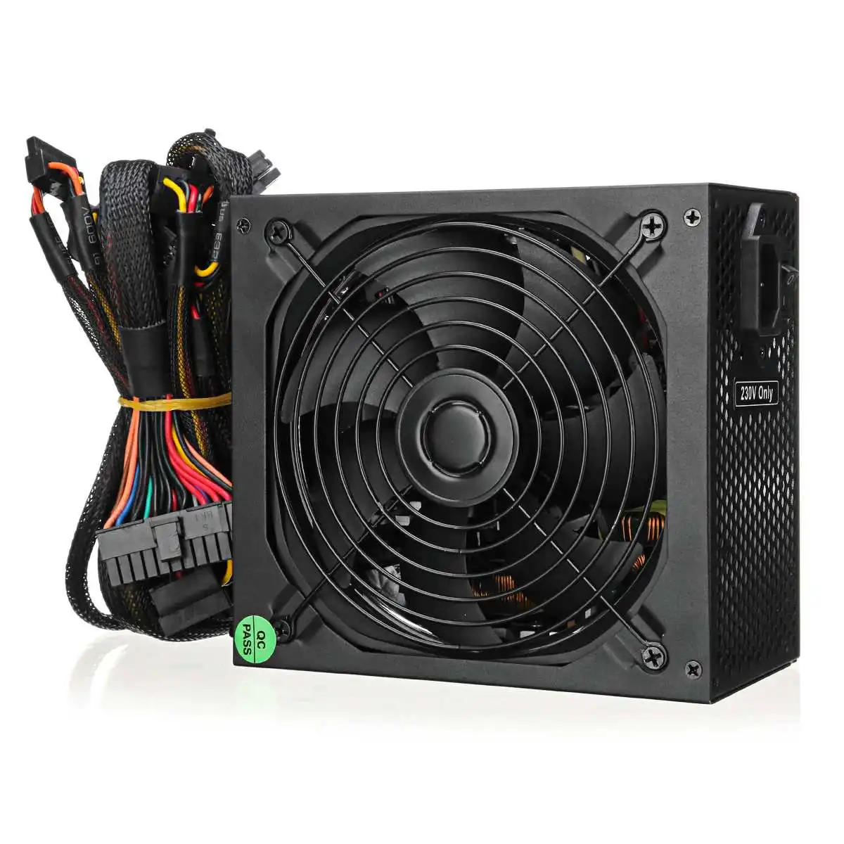 1500 Вт блок питания 140 мм светодиодный вентилятор 24 Pin PCI SATA ATX 12V компьютерный блок питания Поддержка AMD Win7