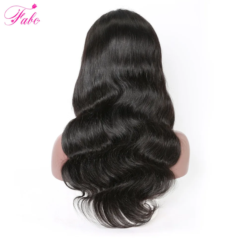 Парики из натуральных волос на кружеве FABC для женщин предварительно выщипанные