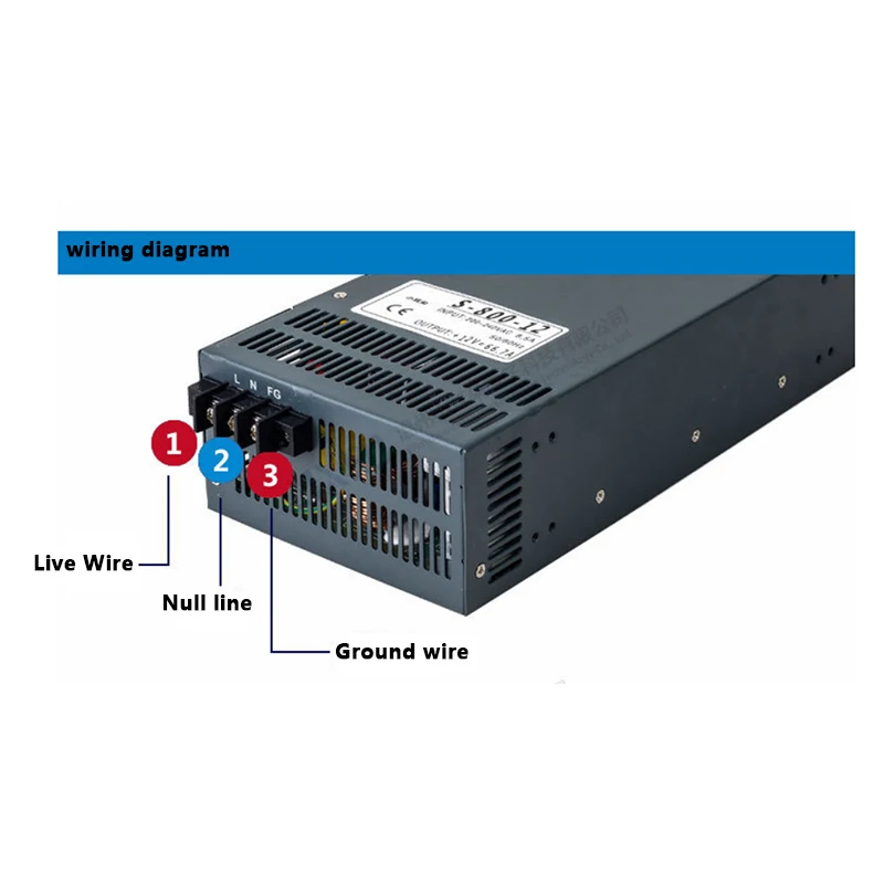 Scn-800-24 800W 24v 33A импульсный источник питания с одним выходом параллельный Блок