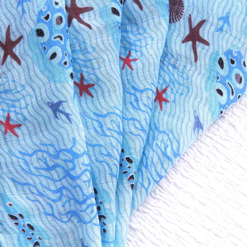 

Bamboo Cotton Baby muslin Blankets 70% bamboo 30% cotton Baby Swaddle Wraps