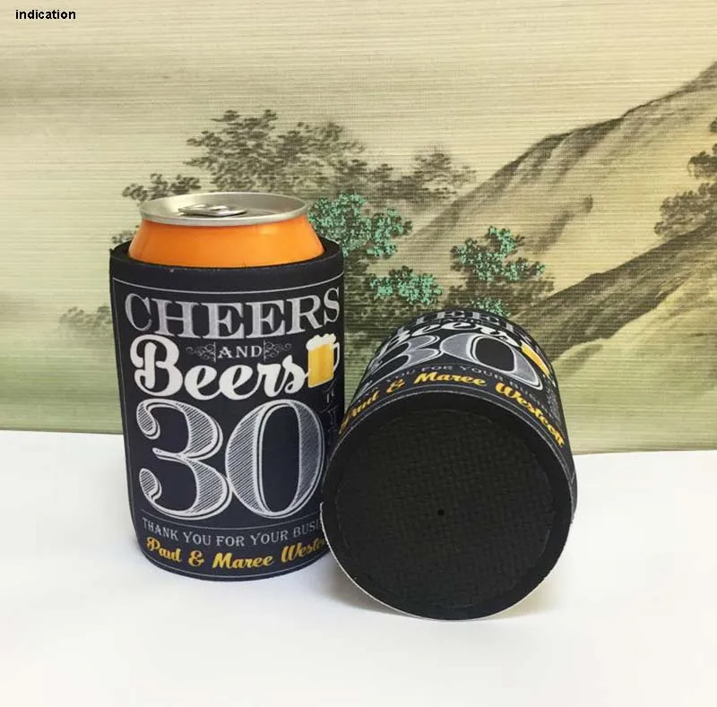 60/lot Neoprene Can Cooler For Picnic Food Stubby Holder Beer As Christmas Or Thanksgiving Day Gift Store | Багаж и сумки