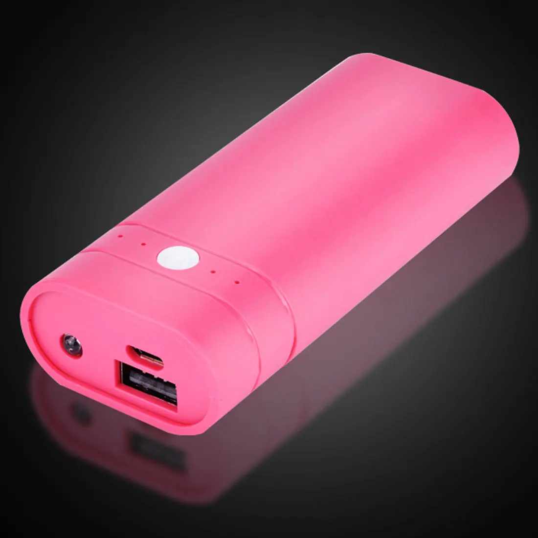Новая Мода 5600mAh Мини милый USB порт 2X 18650 Зарядное устройство Держатель банк