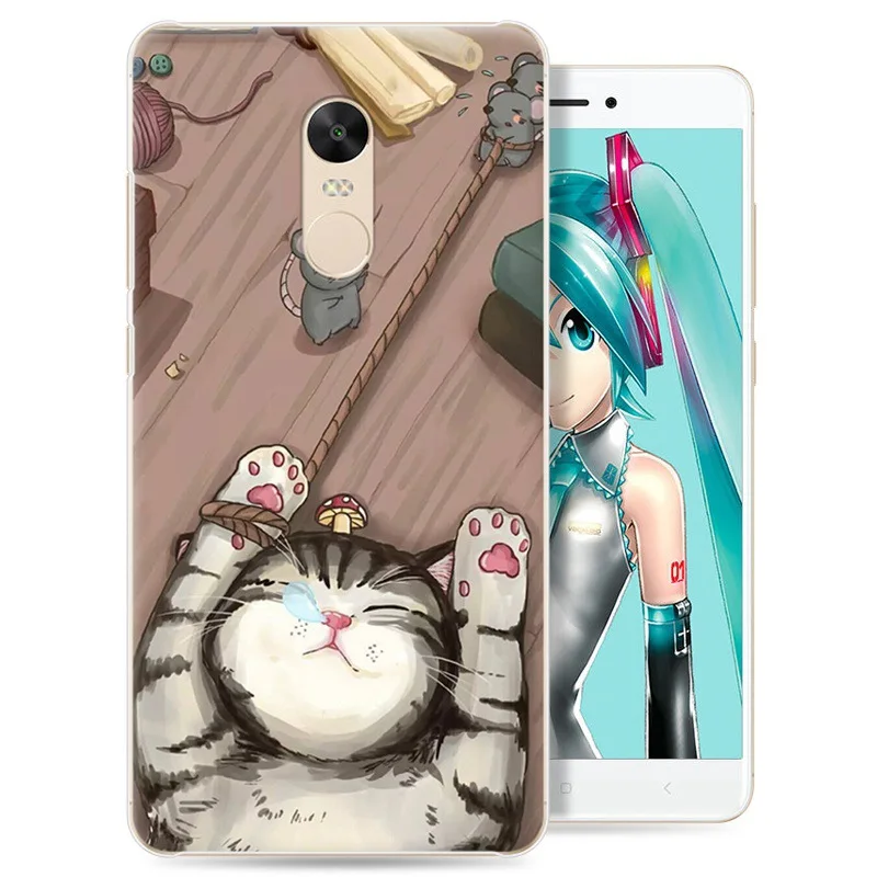 Новый тонкий пластиковый прозрачный чехол для Xiaomi Redmi Note 4X противоскользящий