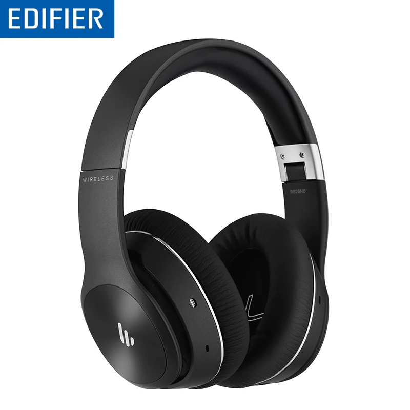 EDIFIER W828NB ANC беспроводные наушники гибридные активные шумоподавляющие Bluetooth 5,0 стерео наушники 80h время воспроизведения