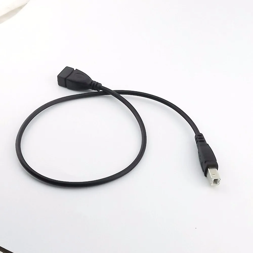 2 шт. USB 0 Тип A Женский к B Мужской Сканер Принтер удлинитель Кабель адаптер 50 см|usb