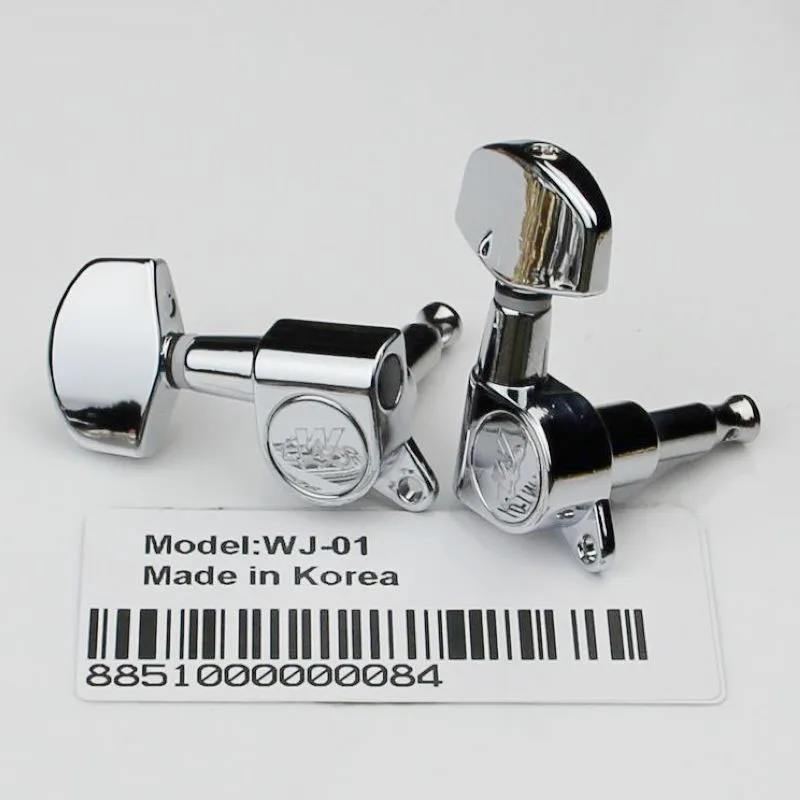 Новая гитара Wilkinson WJ-01 3R3L с головками тюнеры WLS 3 + хромированные серебряные