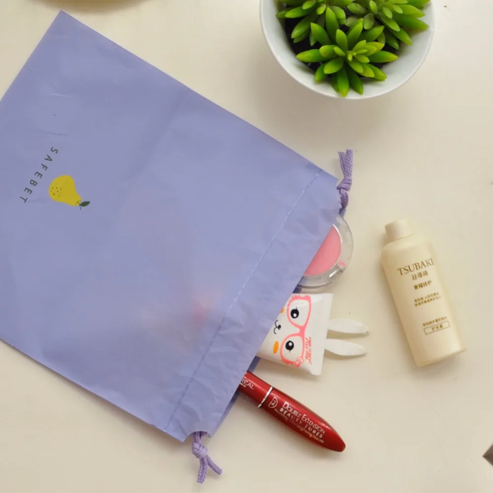 5 шт./компл. водонепроницаемые сумки для хранения с мультяшным рисунком на шнурке