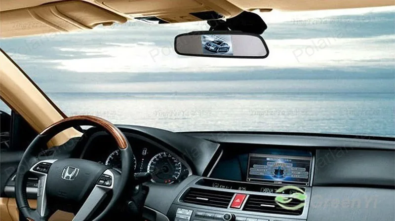 

tft lcd Car Rearview Mirror Monitor with Rear reversing backup High definition 420 TV line resolution Camera