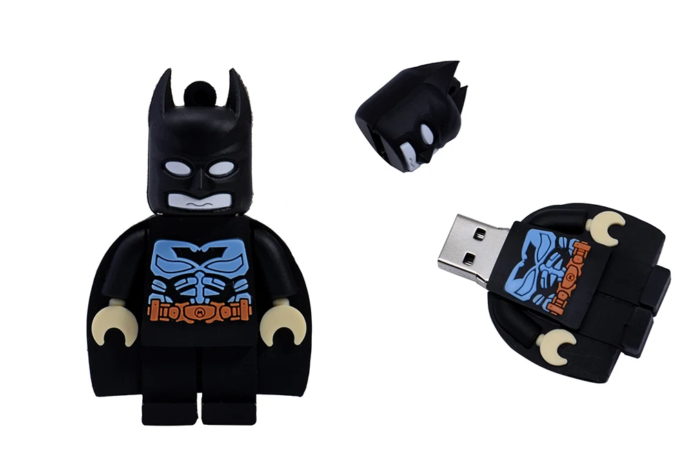 JASTER Новая серия лего Супермен Бэтмен флеш-накопитель USB 2,0 флеш-накопитель Миньоны карта памяти Флешка 4 ГБ 16 ГБ 32 ГБ 64 ГБ подарок