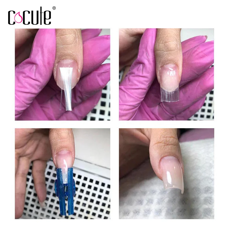 Cocute стекловолокно удлиненная форма для ногтей косметический инструмент