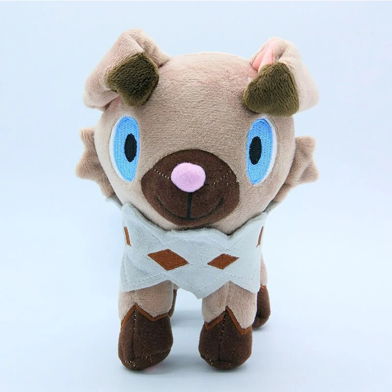 20 см Rockruff плюшевые игрушки собака аниме мультфильм мягкий милый Аниме Пикачу