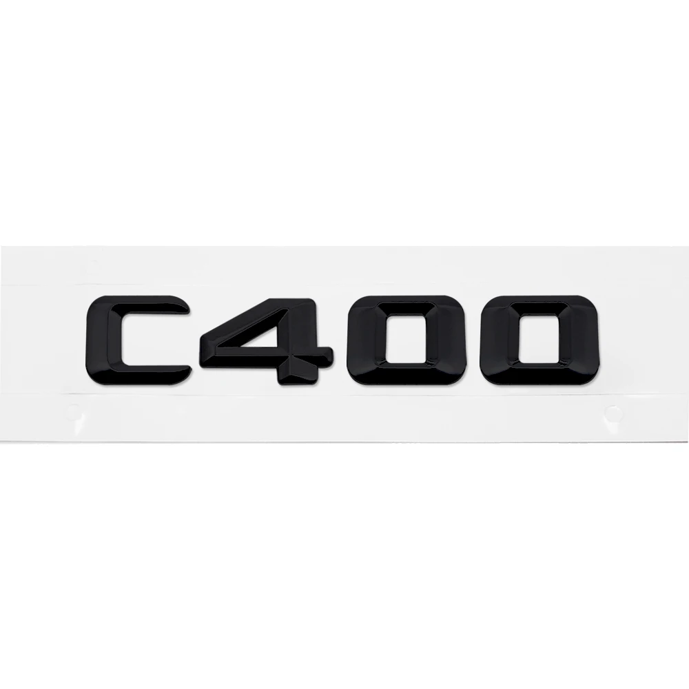 

Trunk Rear Number Letters Badge Emblem Sticker Car-Styling For Mercedes Benz C Class C320L C350 C400 190E W201 W202 W203 W204