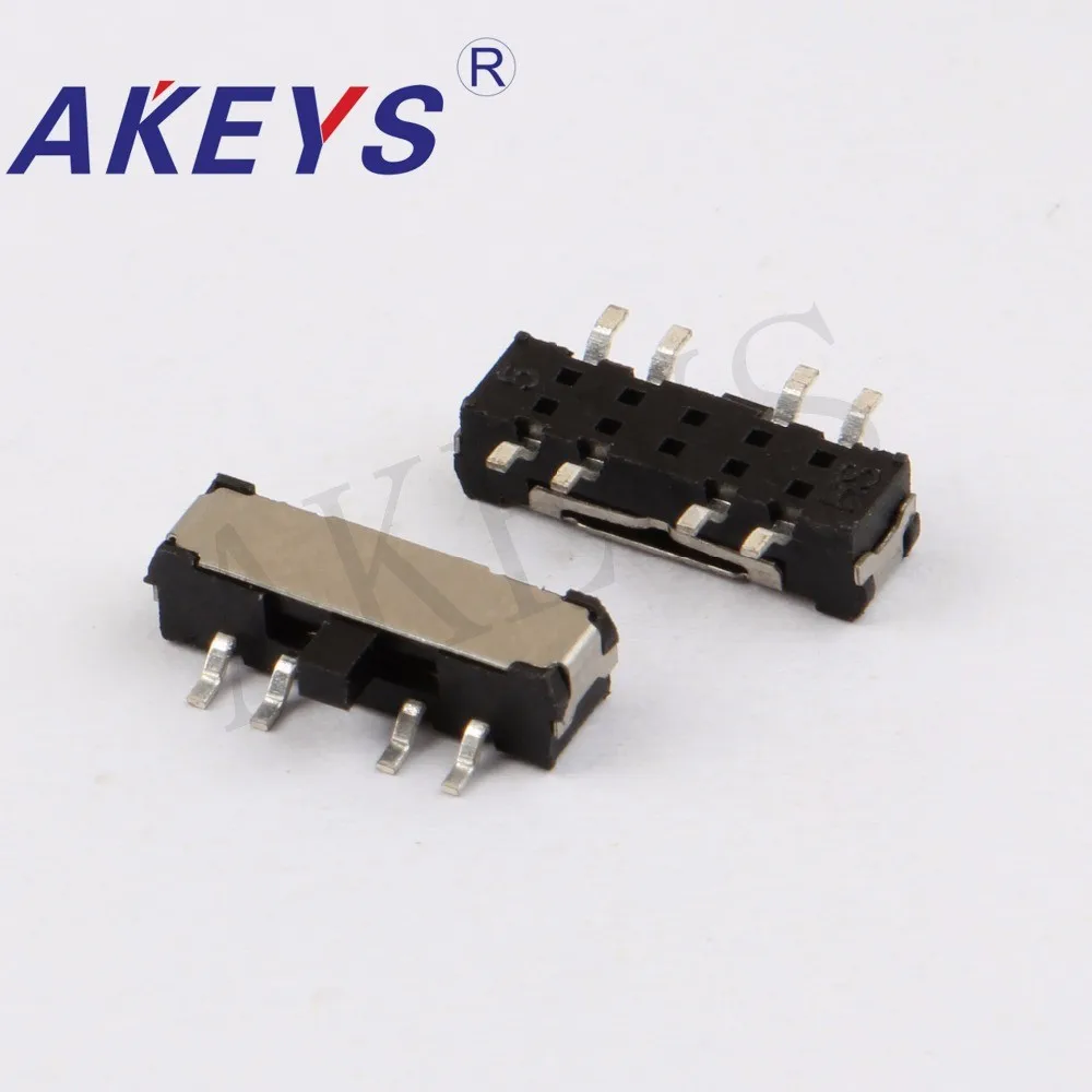 20 шт. MSKT 23D20A MINI slide switch 2P3T SMD SMT side 8 pin 3 позиционные мини переключатели|Выключатели| |