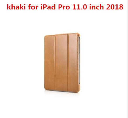 iPad Pro 11 2018 ICarer для iPad Pro 11 дюймов iPad Air 10,5 Mini5 Mini 5 чехол из натуральной кожи для iPad Pro 12,9 дюйма iPad air 3 - Цвет: iPad Pro 11 2018