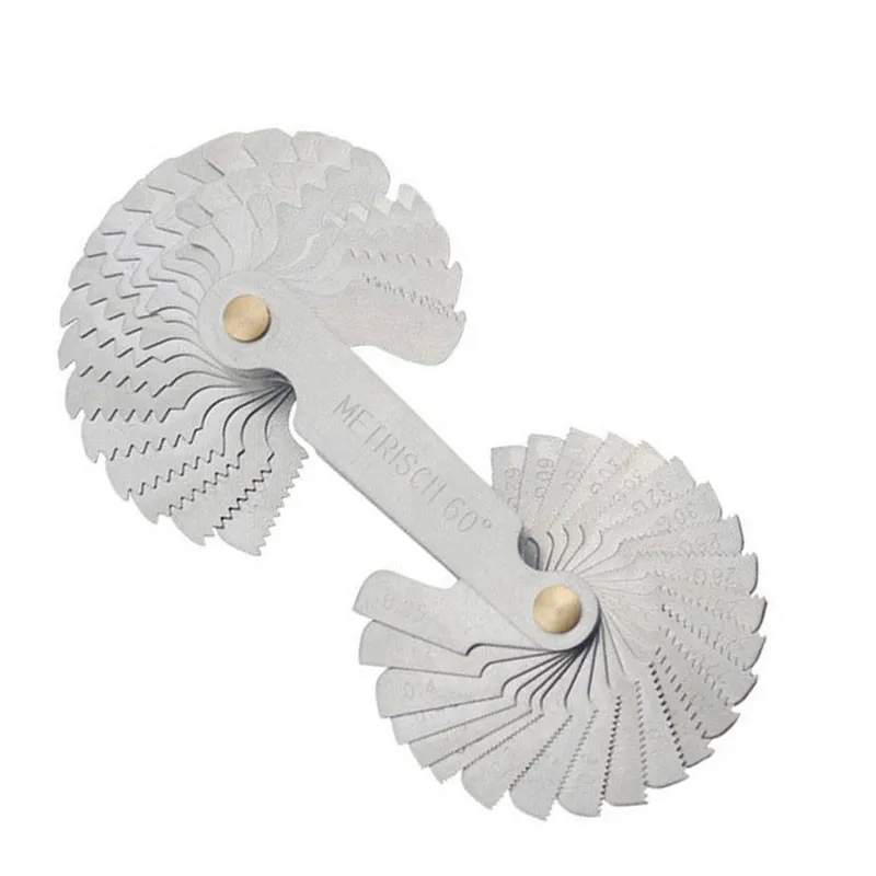 Измеритель резьбы FJS прибор для измерения шага 52 лезвия 60 градусов 55 градусов|thread