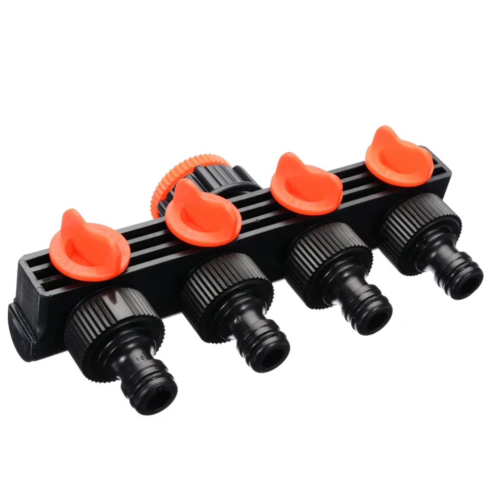 4 ходовой разветвитель для садового водопроводного крана адаптер быстрой резьбы