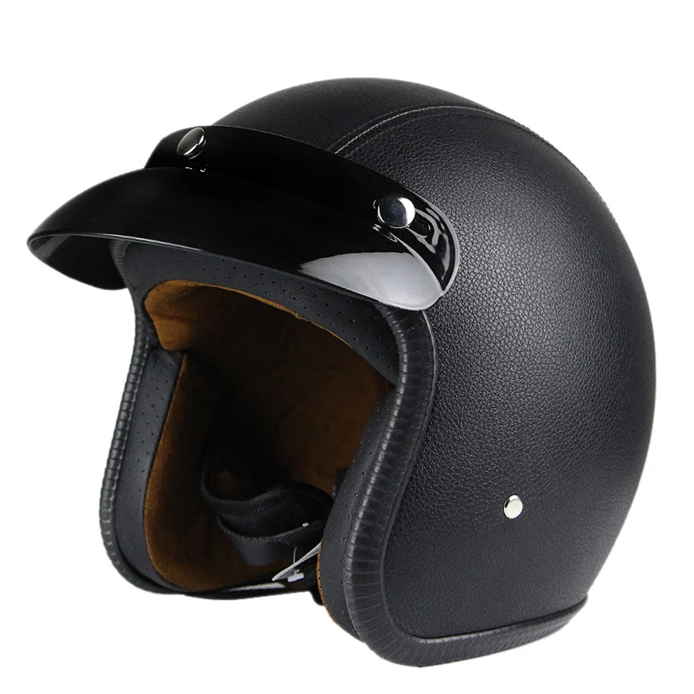 

Motorcycle Helmet Retro Vintage Motorbike 3/4 Open Face Half Helmet Cruiser Touring Chopper Biker Cafe Racer Moto Helmet